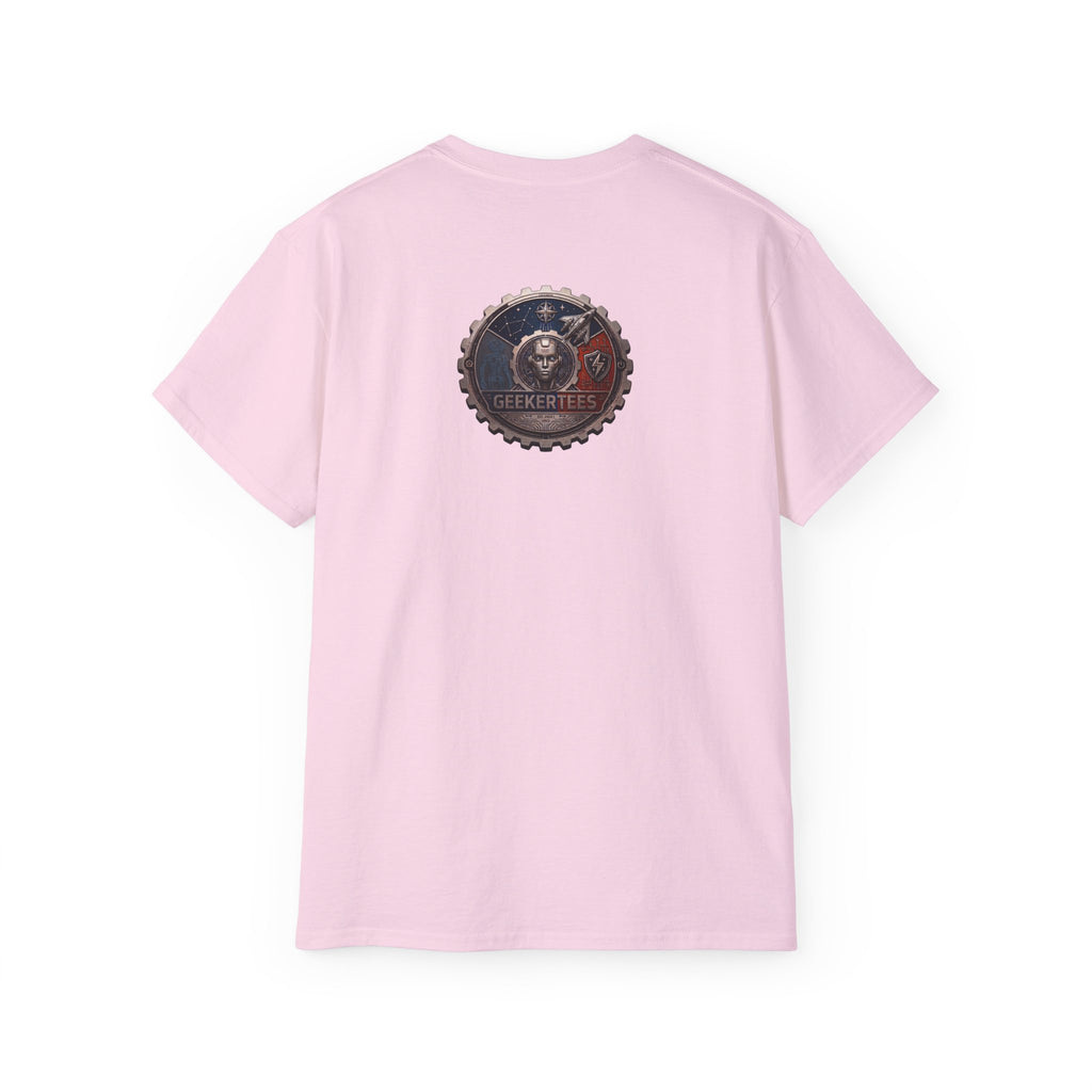 Robot Head Tee | Futuristic Robot Face, Dripping Neon Accents