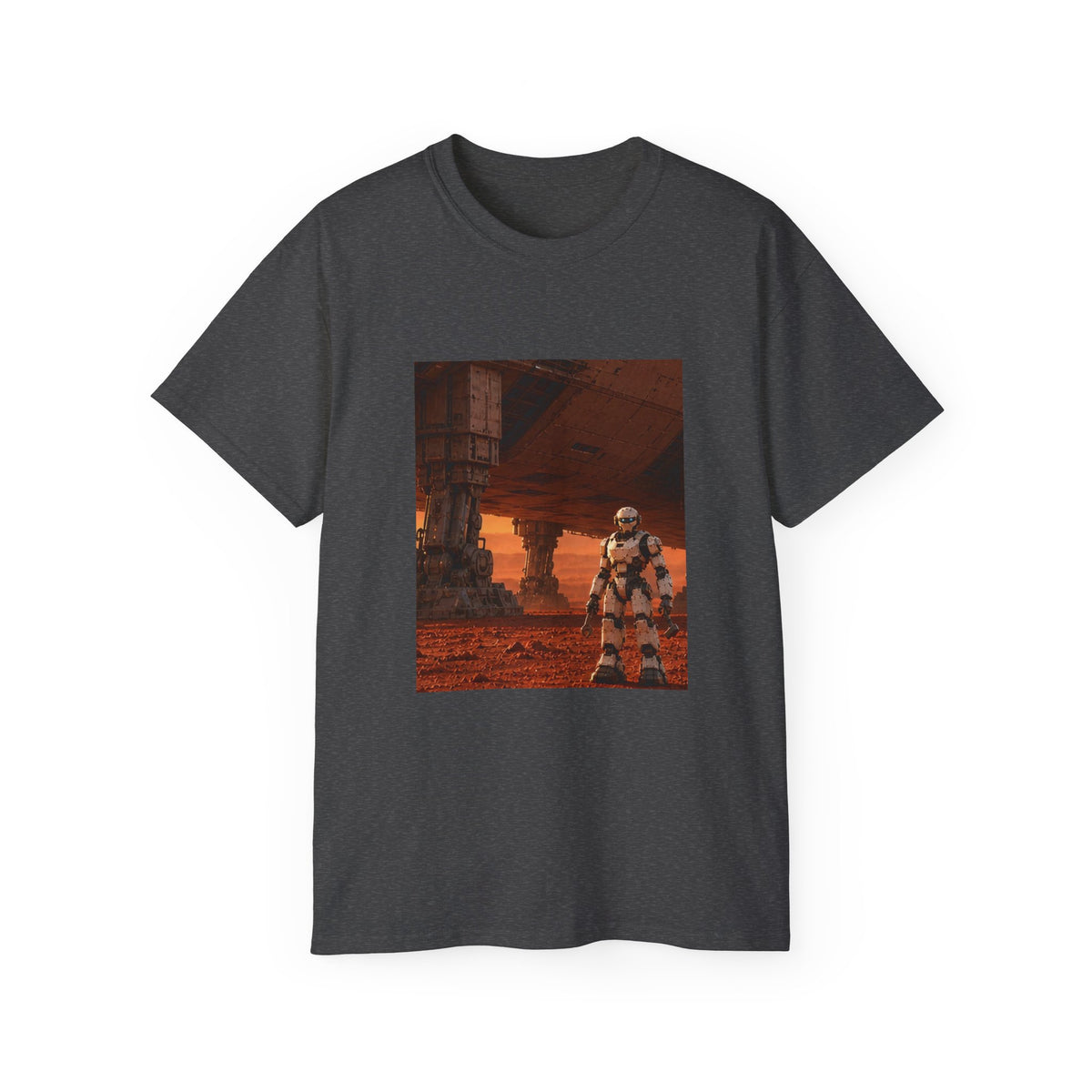 Robot Spacecraft Mechanic Graphic T-Shirt