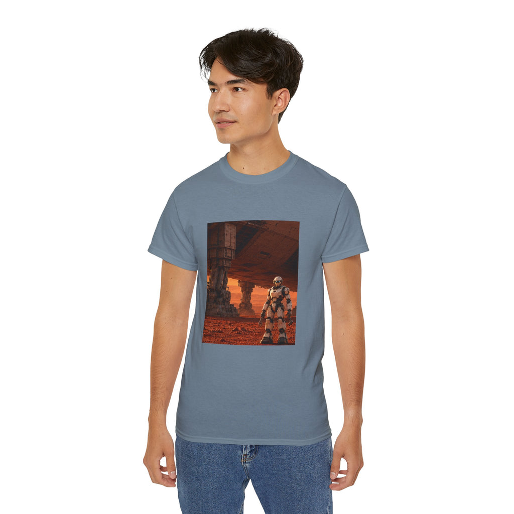 Robot Spacecraft Mechanic Graphic T-Shirt