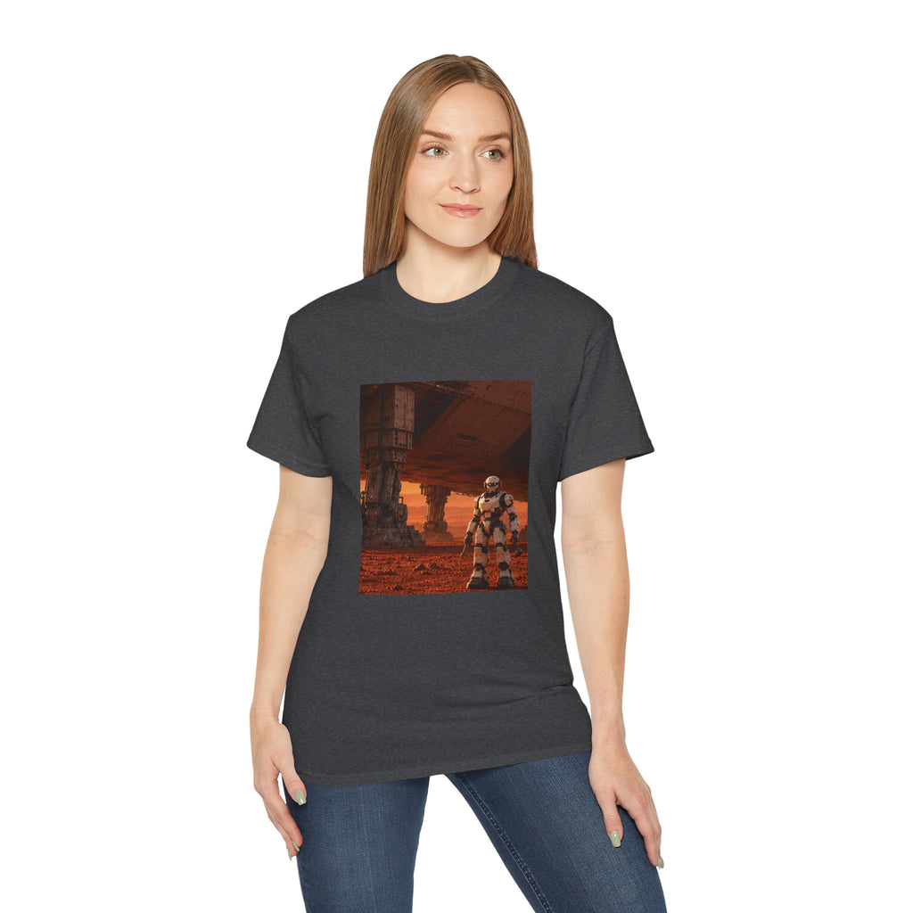 Robot Spacecraft Mechanic Graphic T-Shirt