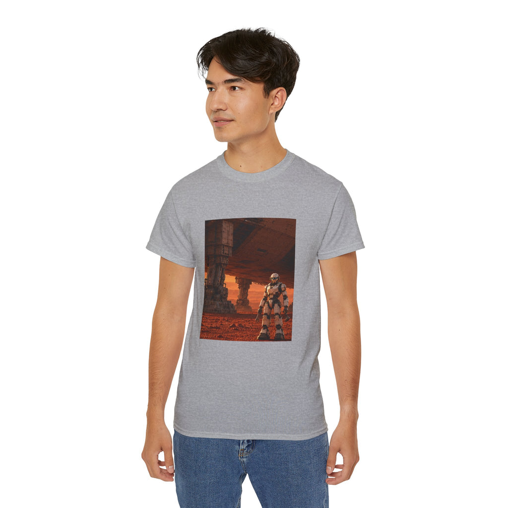 Robot Spacecraft Mechanic Graphic T-Shirt
