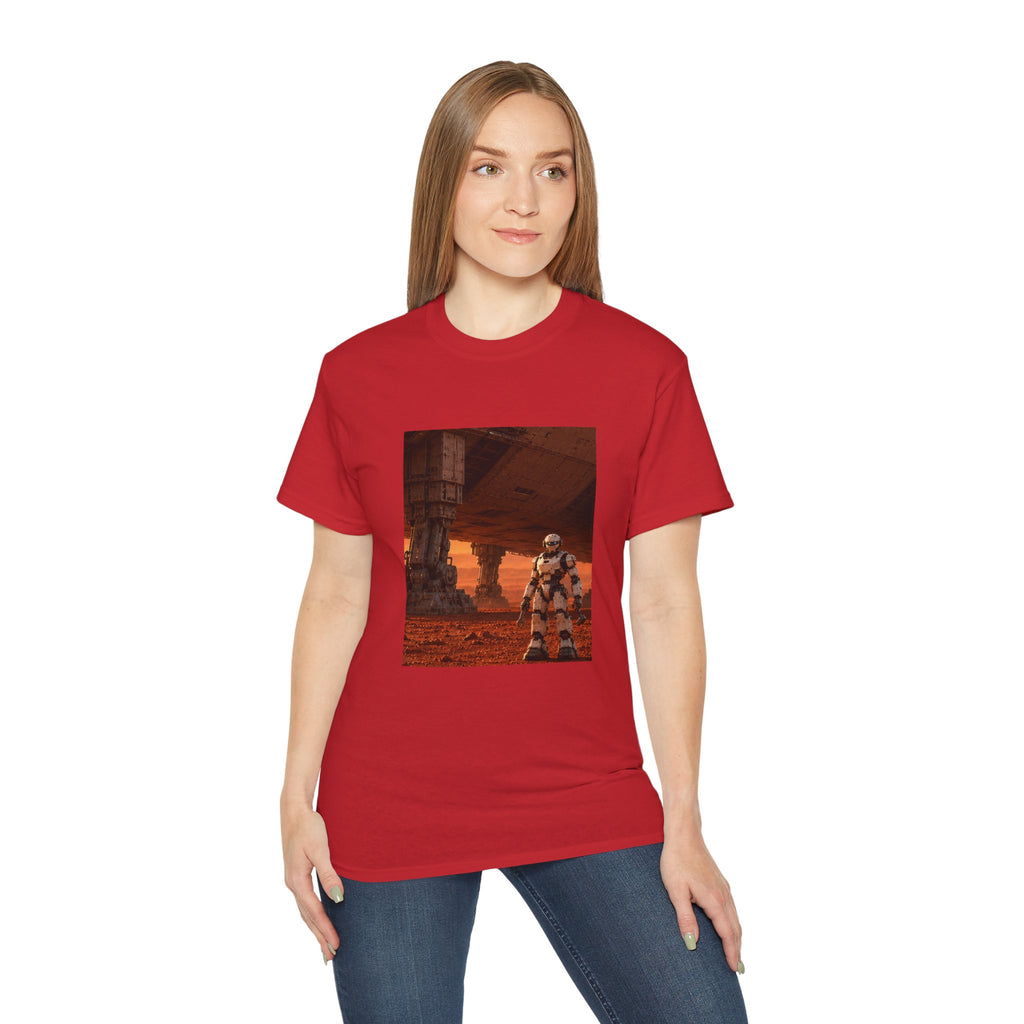 Robot Spacecraft Mechanic Graphic T-Shirt