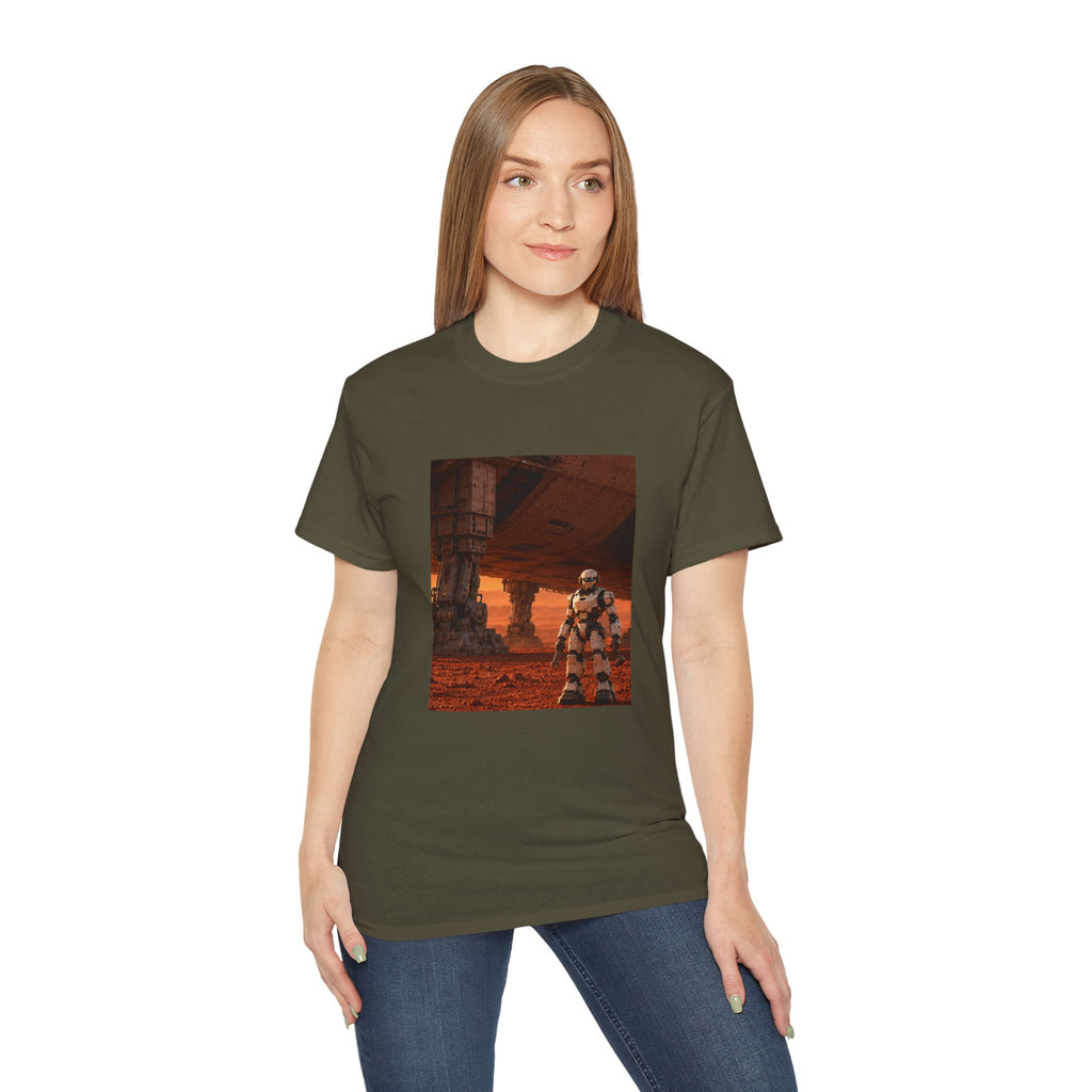 Robot Spacecraft Mechanic Graphic T-Shirt