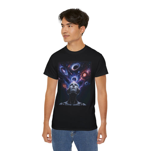 Robot Dreams T-Shirt | Space Nebula Portrait