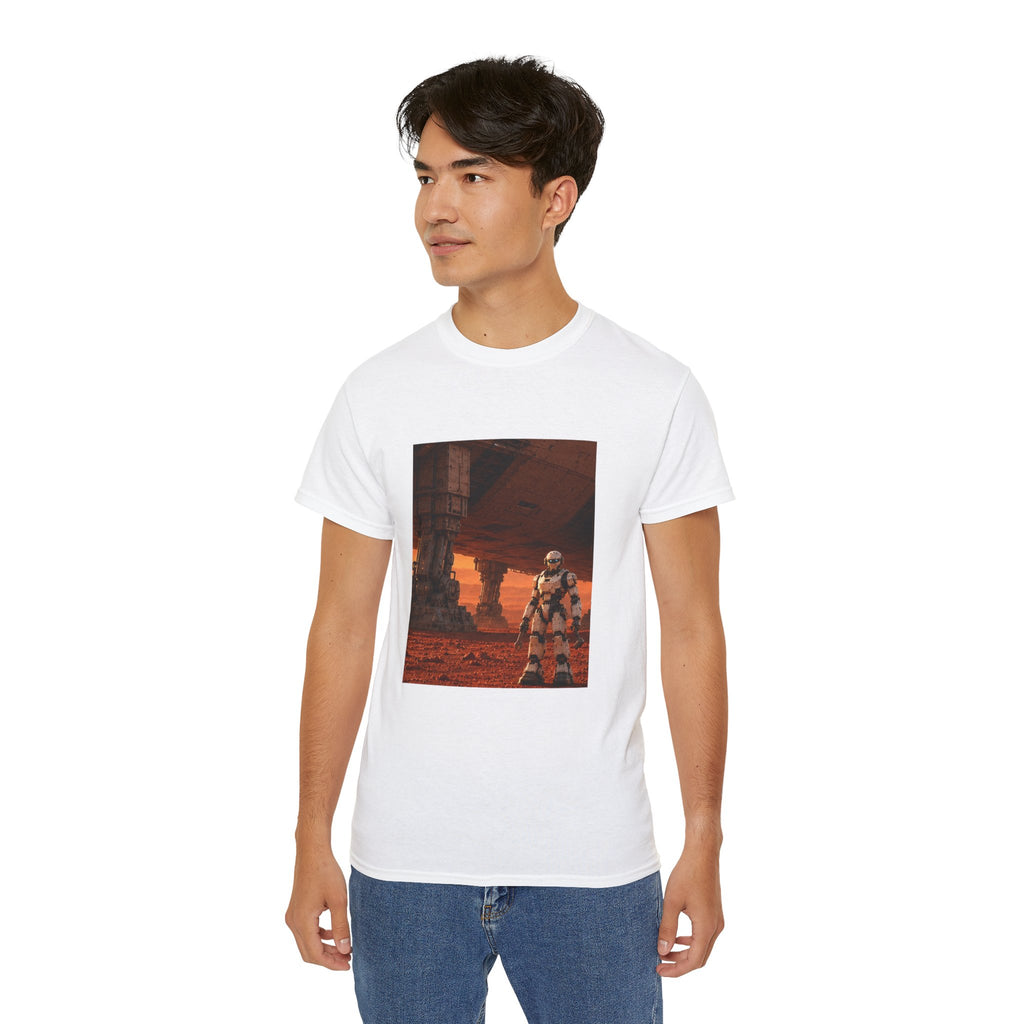 Robot Spacecraft Mechanic Graphic T-Shirt