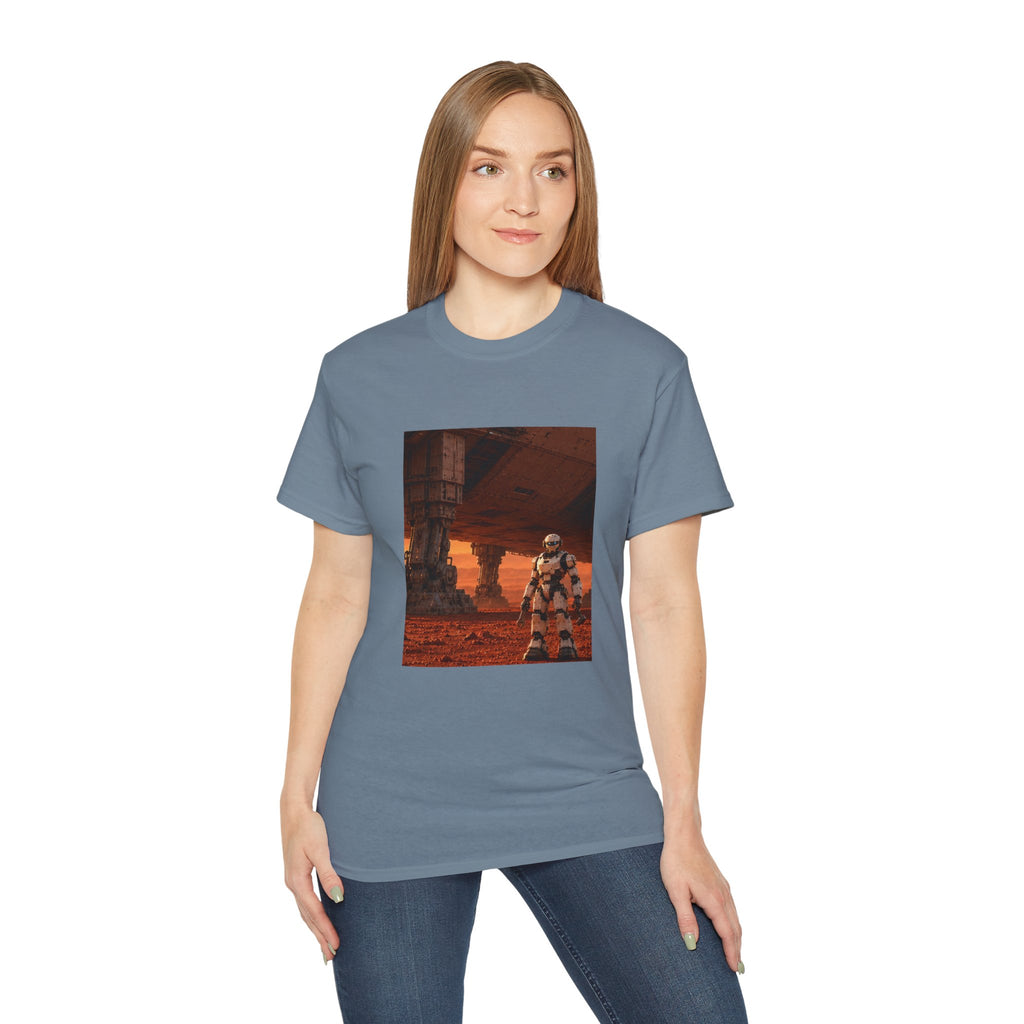 Robot Spacecraft Mechanic Graphic T-Shirt