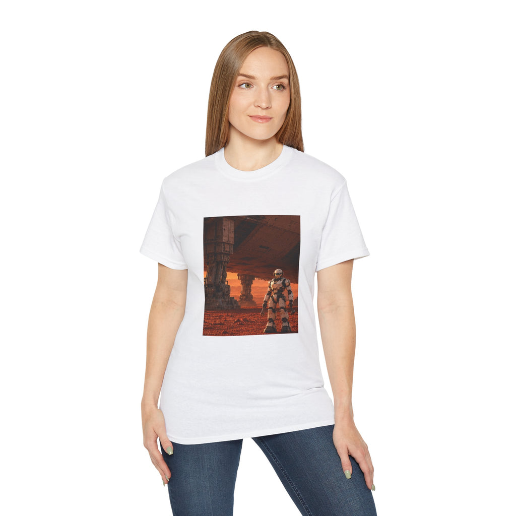 Robot Spacecraft Mechanic Graphic T-Shirt