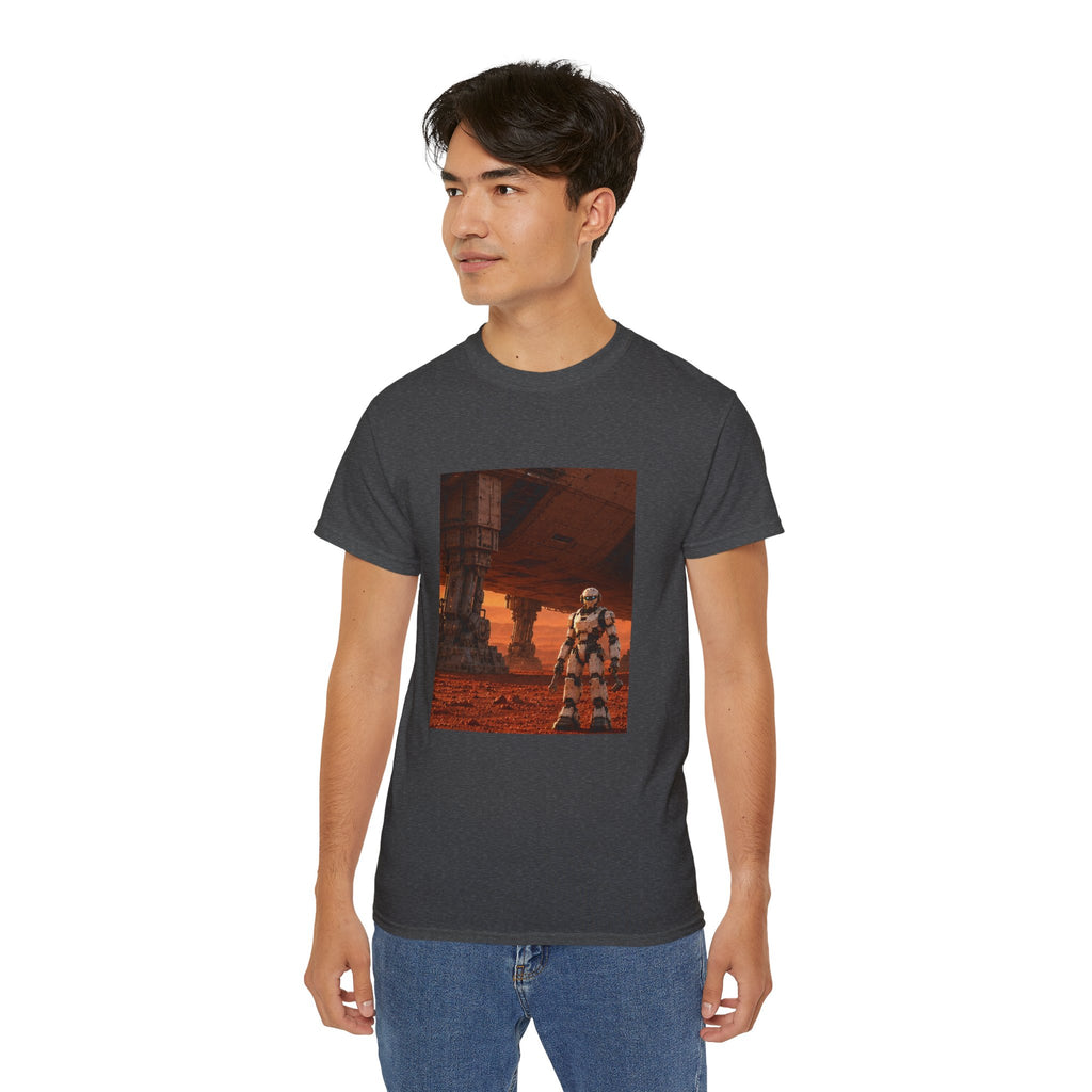 Robot Spacecraft Mechanic Graphic T-Shirt
