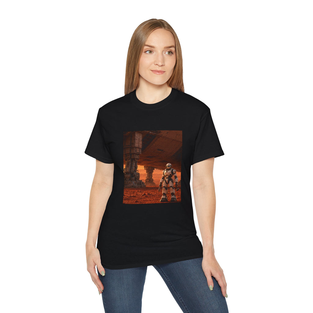 Robot Spacecraft Mechanic Graphic T-Shirt