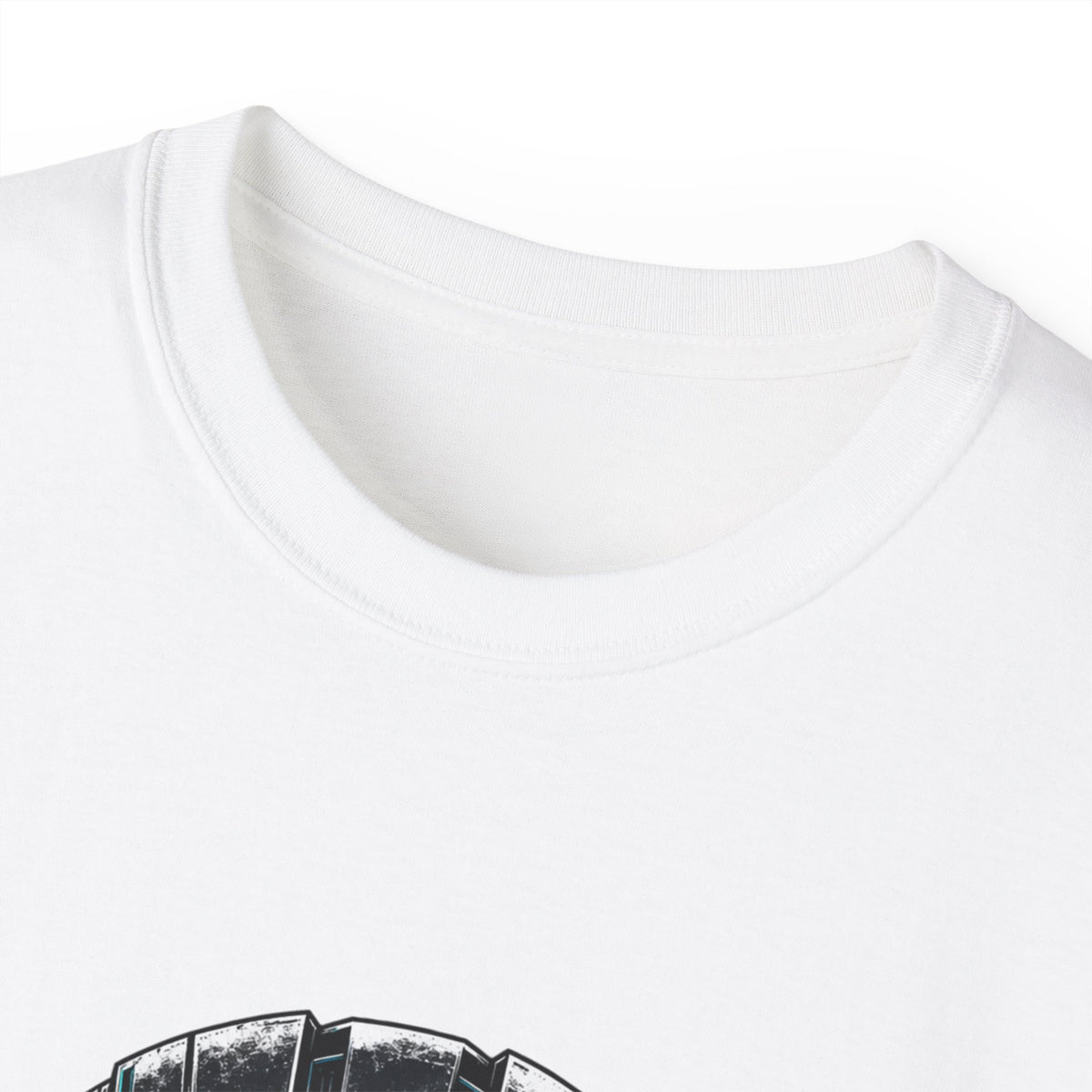 Robot Head Tee | Futuristic Robot Face, Dripping Neon Accents