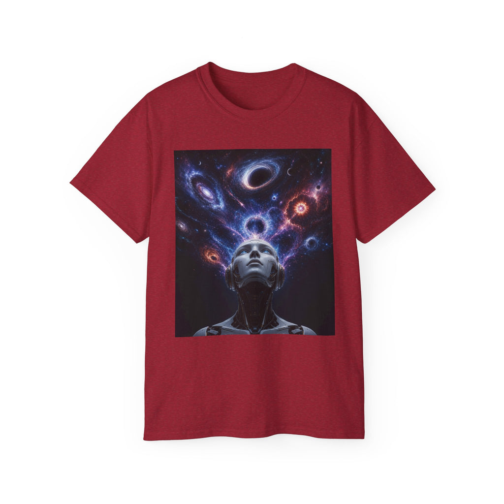 Robot Dreams T-Shirt | Space Nebula Portrait